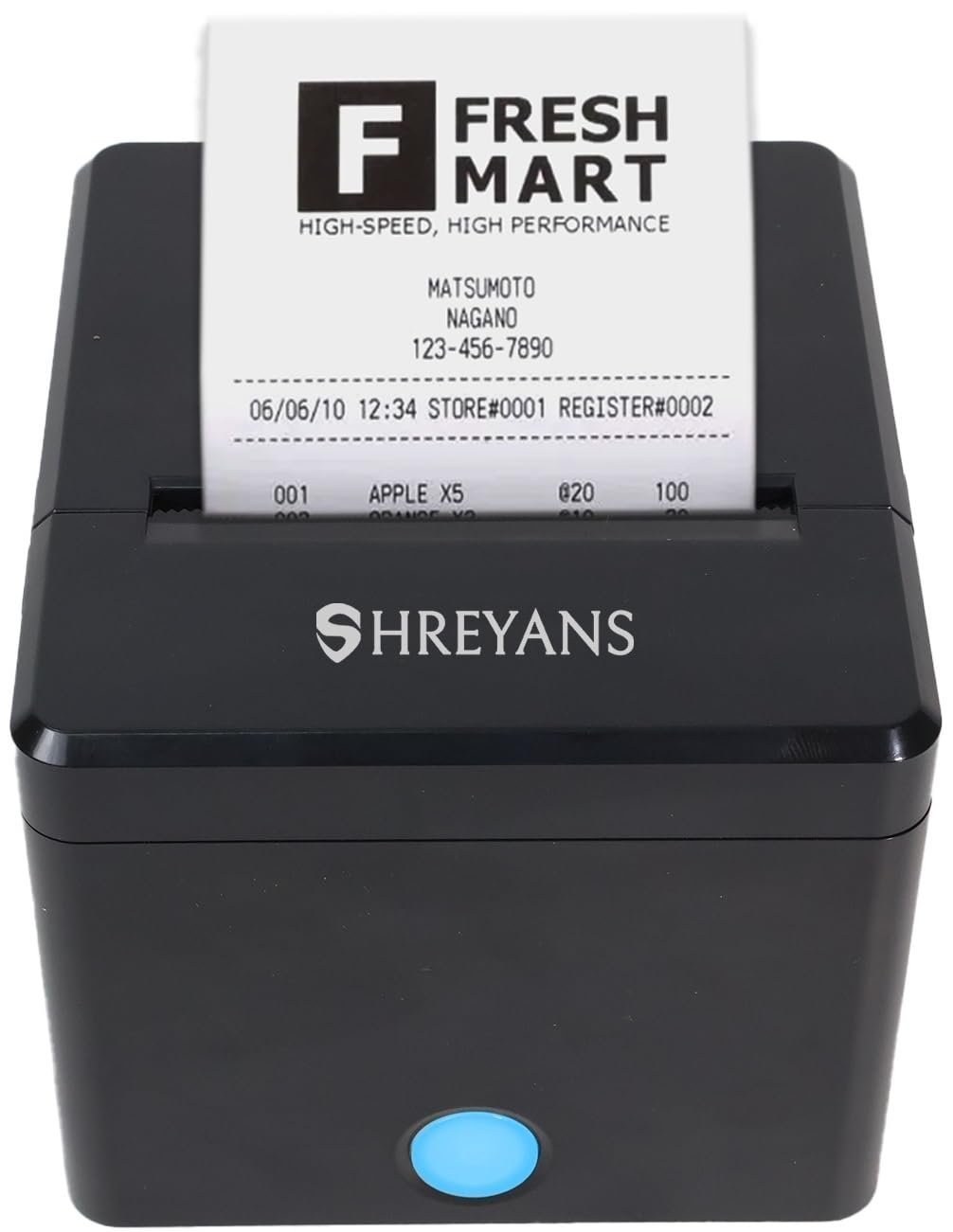 SHREYANS 80mm Thermal Billing Printer with Autocutter | Ultra Fast Speed with Compact